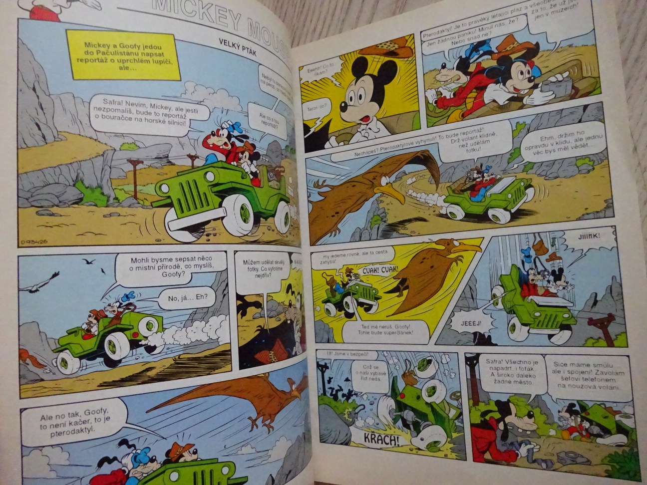 MICKEY MOUSE, KOMIKS, DISNEY, 1/1996
