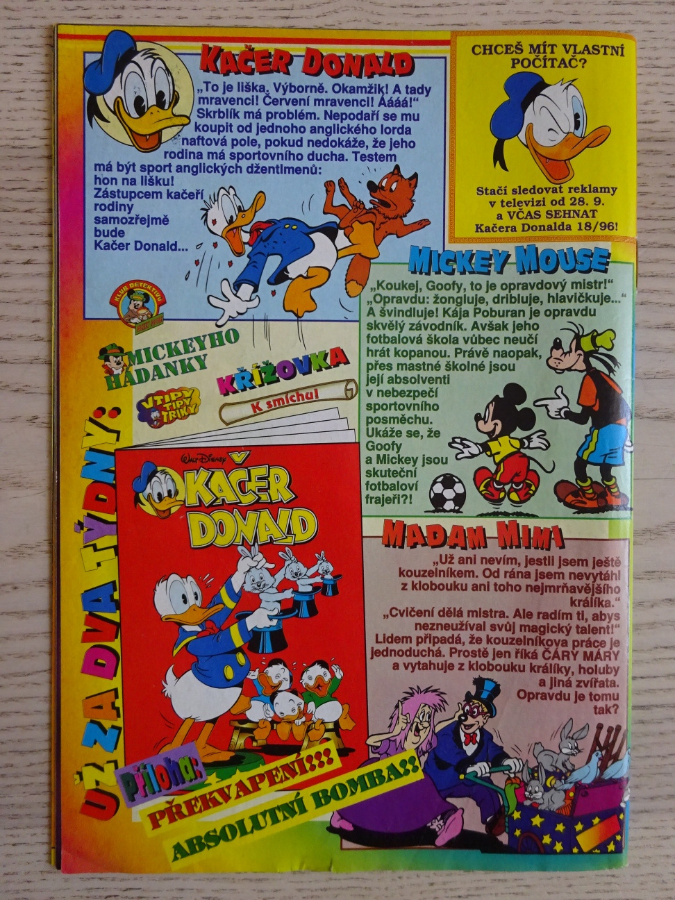 KAČER DONALD, 17/96, komiks DISNEY