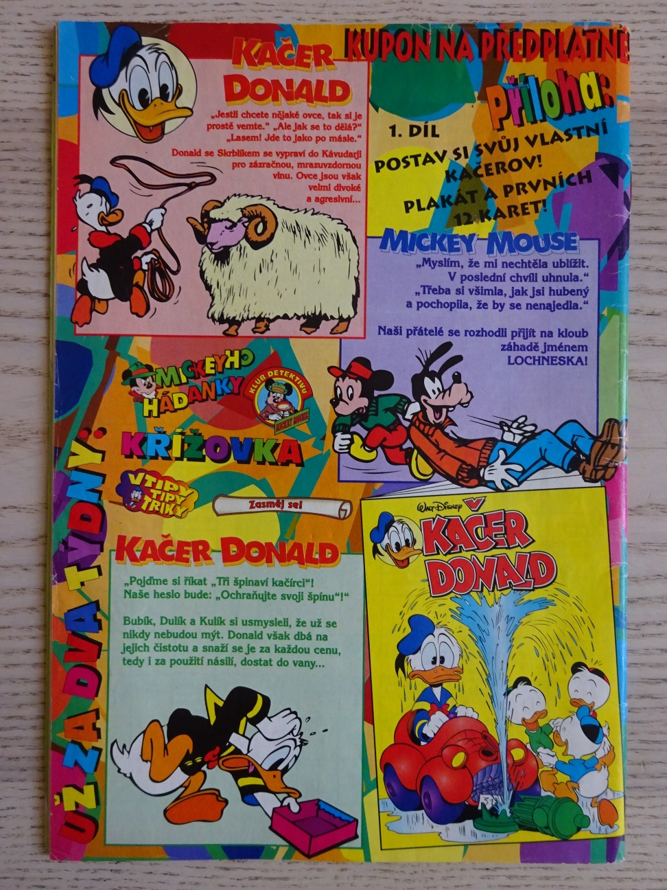 KAČER DONALD, 3/96, komiks DISNEY