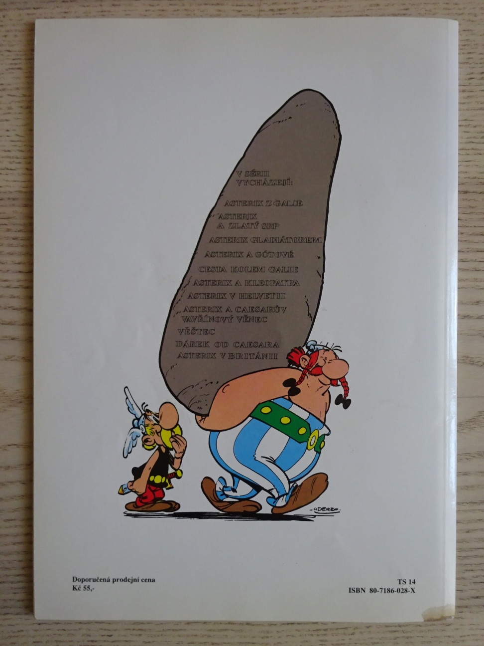 ASTERIX V BRITÁNII, ASTERIXOVA DOBRODRUŽSTVÍ XI., KOMIKS, UDERZO