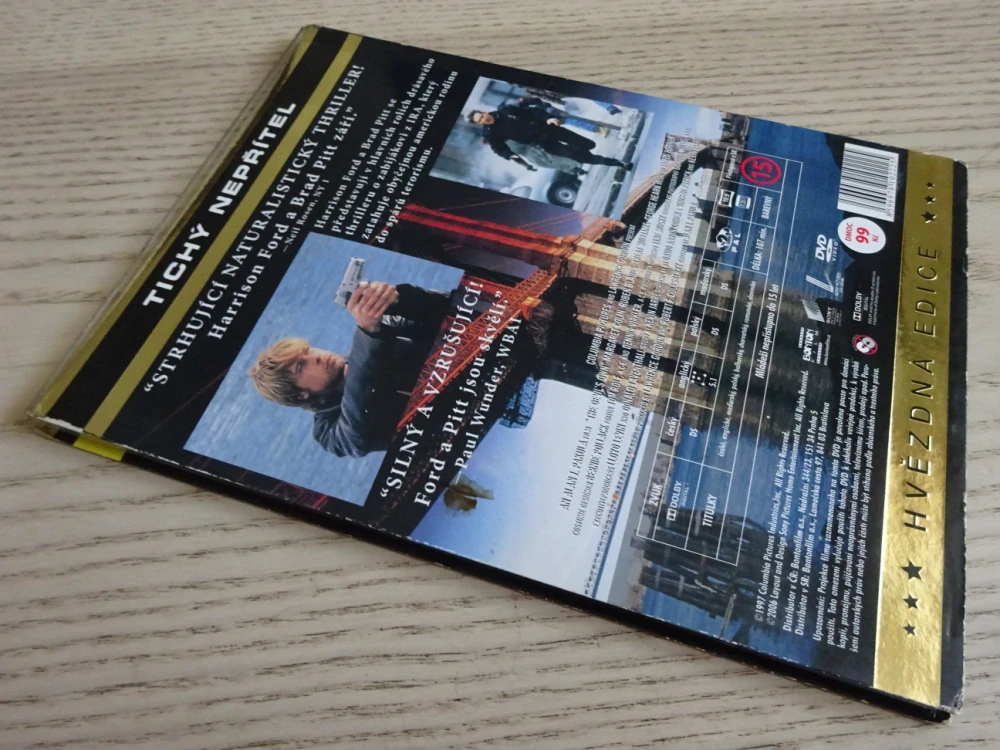 TICHÝ NEPŘÍTEL, DVD FILM