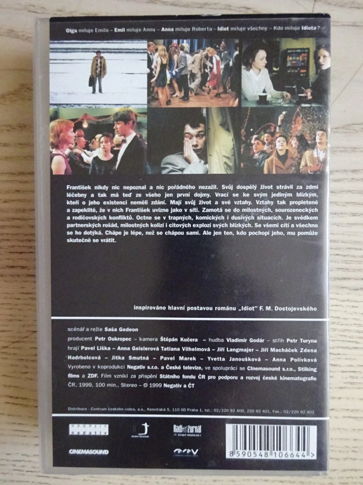 NÁVRAT IDIOTA, VHS VIDEOKAZETA