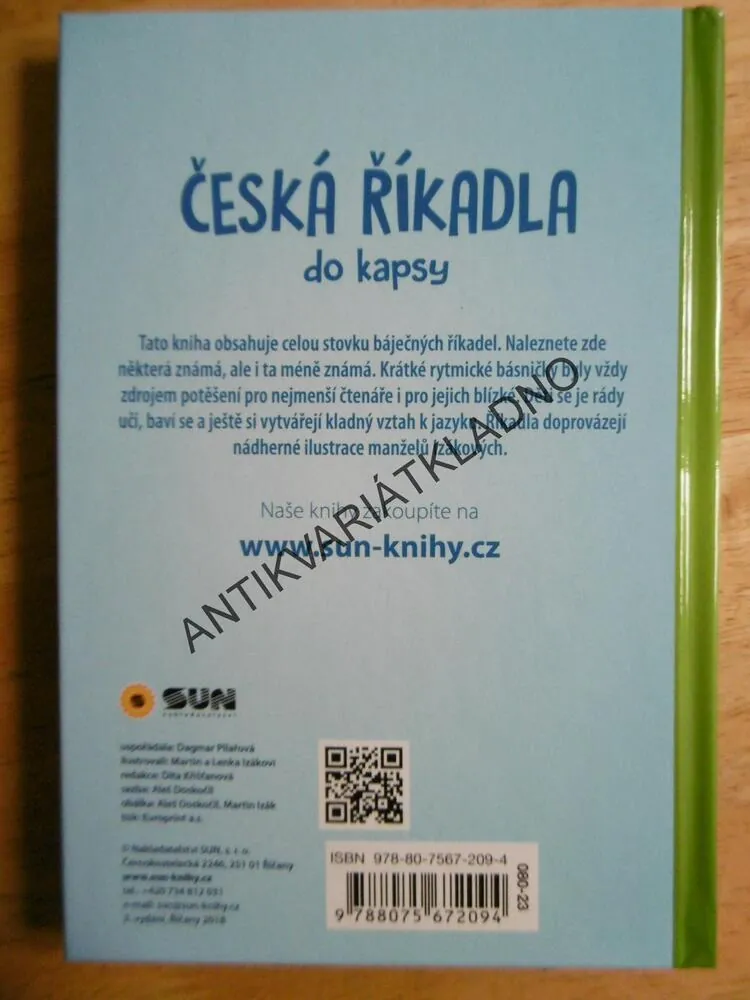 ČESKÁ ŘÍKADLA DO KAPSY, PILAŘOVÁ, IZÁK, **an