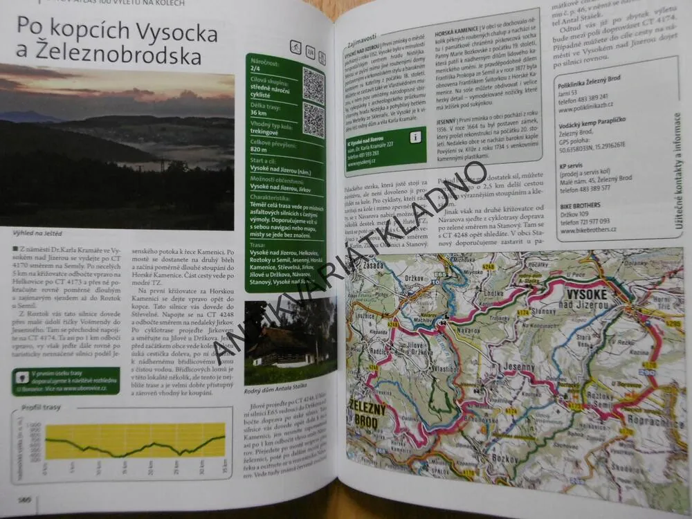 OTTŮV ATLAS-NEJKRÁSNĚJŠÍ ČESKÉ CYKLOTRASY, **an