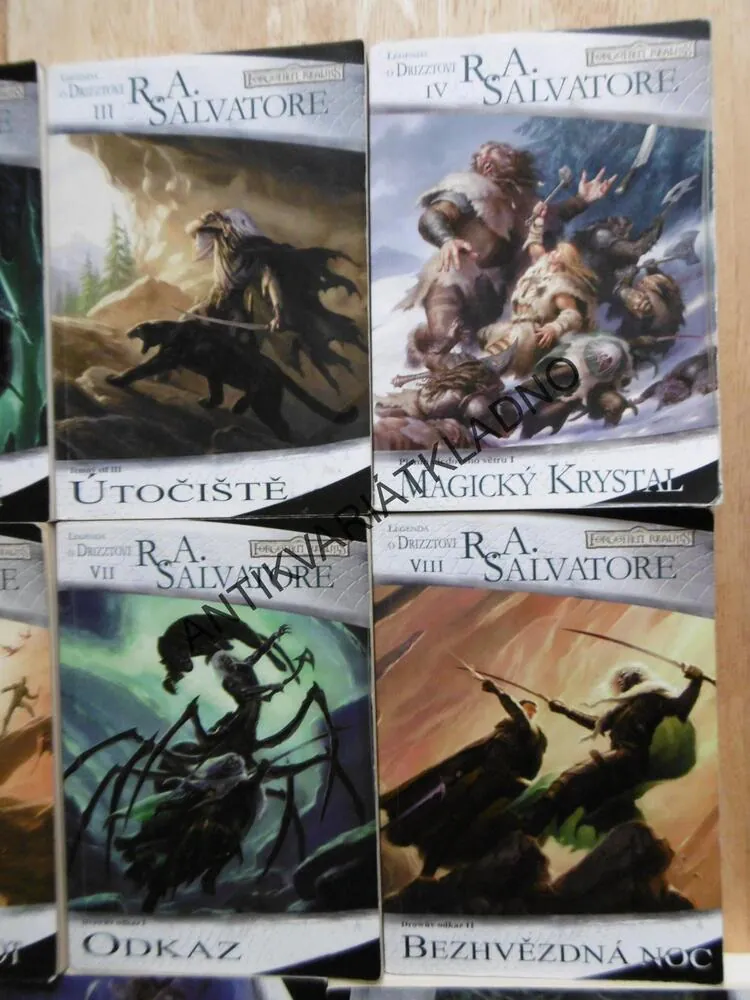 LEGENDA O DRIZZTOVI,1-11, TEMNÝ ELF, R.A. SALVATORE