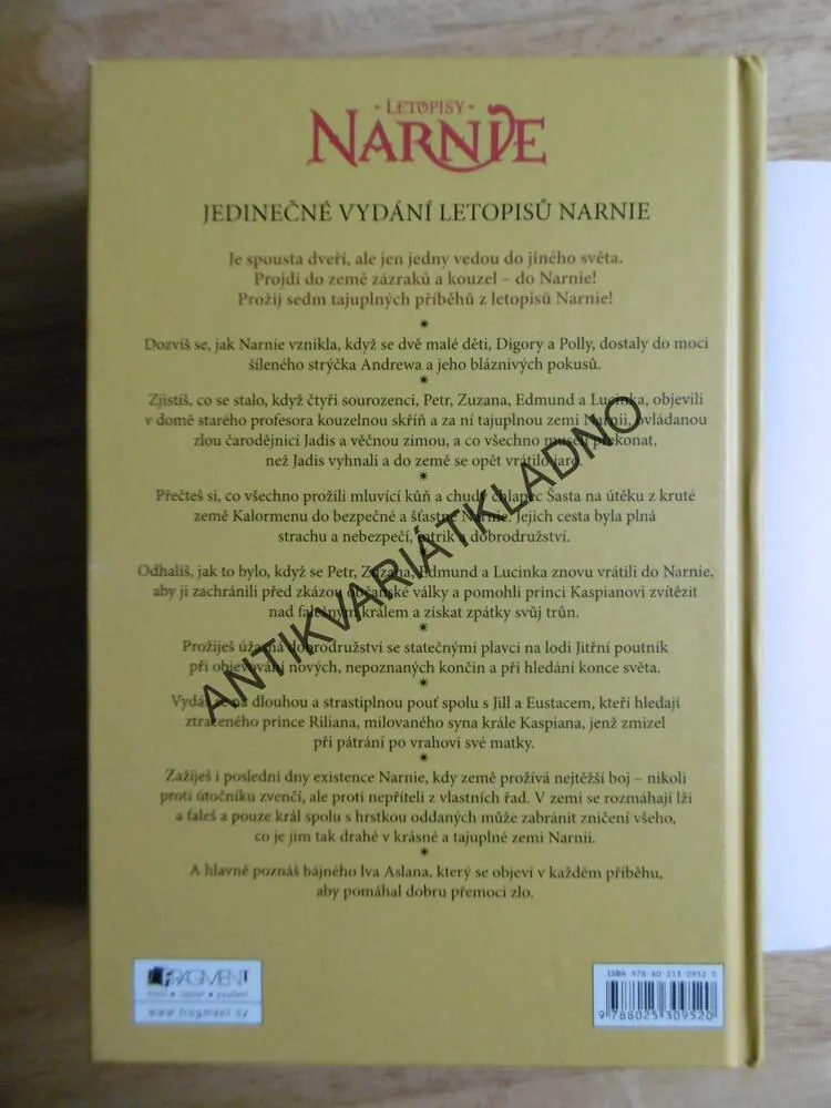 LETOPISY NARNIE, 7 DÍLŮ V JEDNÉ KNIZE, C.S.LEWIS