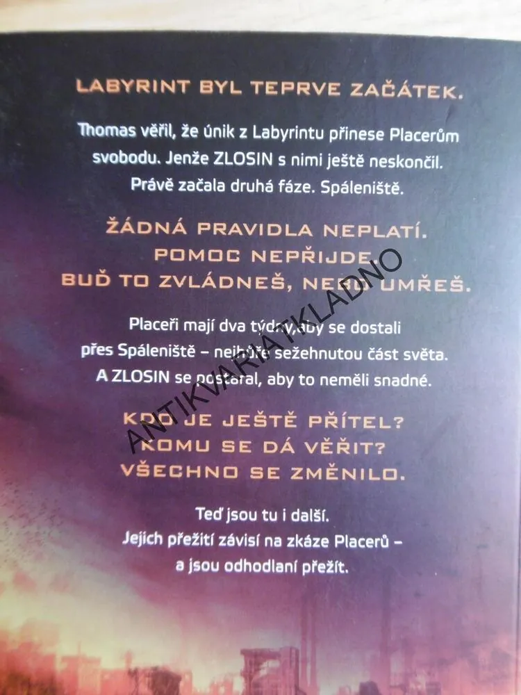 SPÁLENIŠTĚ: ZKOUŠKA, JAMES DASHNER, **an