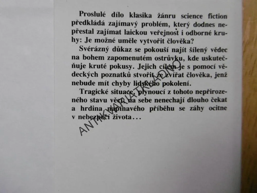 OSTROV DOKTORA MOREAUA, H.G. WELLS,