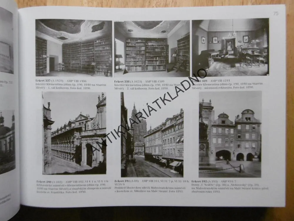 FOTOGRAFICKÝ ATELIÉR H.ECKERT V PRAZE, PŘIKRYLOVÁ, P-A (poslední kus)