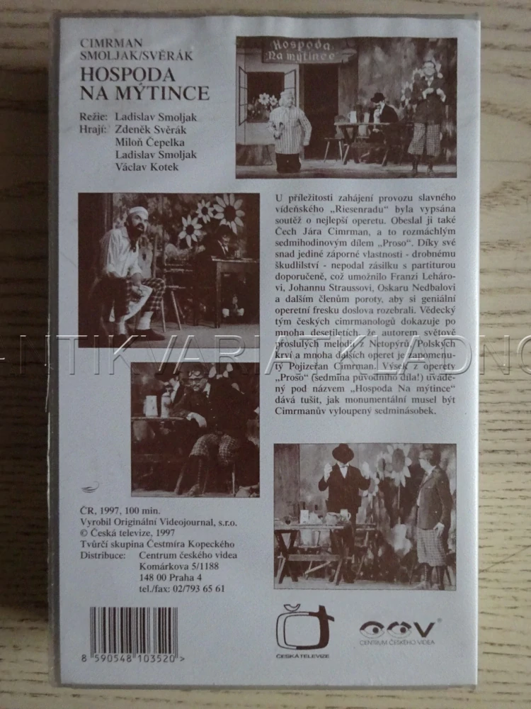 HOSPODA NA MÝTINCE, DIVADLO JÁRY CIMRMANA, VHS
