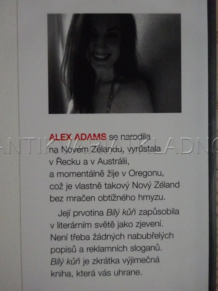 BÍLÝ KŮŇ, ALEX ADAMS, **an