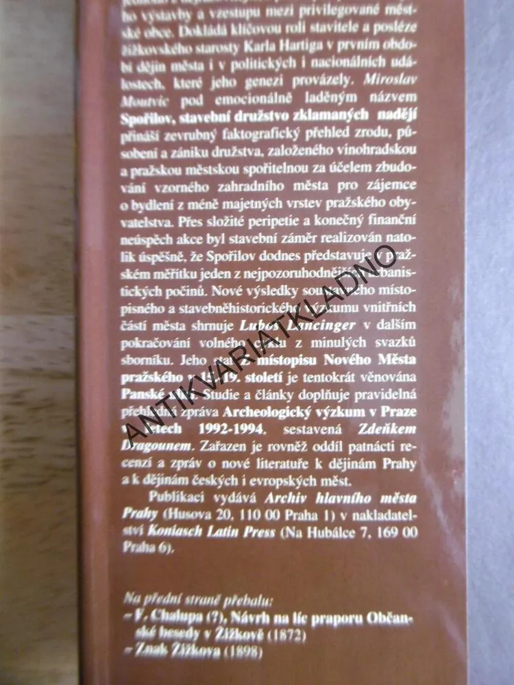 PRAŽSKÝ SBORNÍK HISTORICKÝ XXVIII, 1995, P-A
