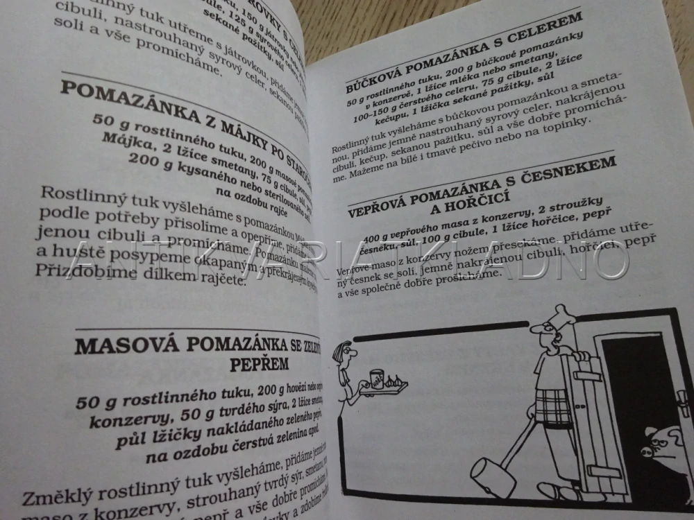 KUCHAŘKA - NOVÉ POMAZÁNKY, ZDENĚK ROUBÍNEK, RECEPTY, **an
