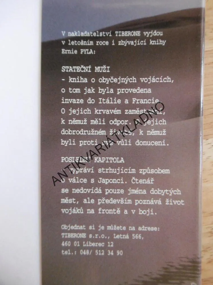 PRVNÍ ÚDER, ERNTE PYLE