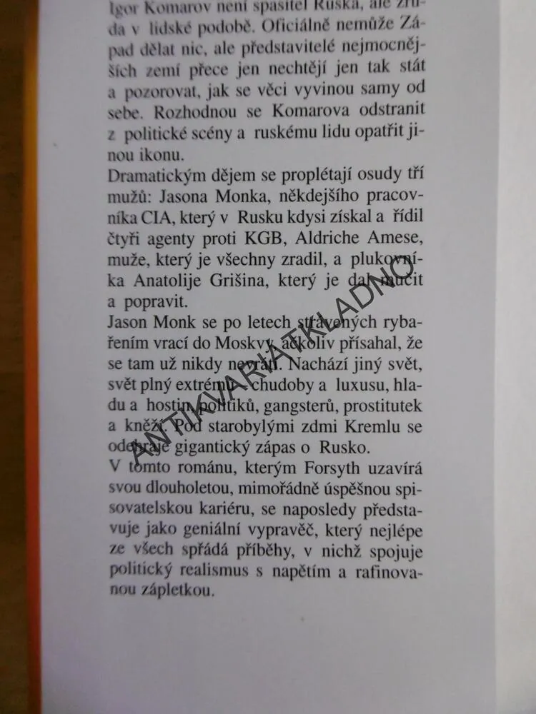 IKONA, FREDERICK FORSYTH, **an