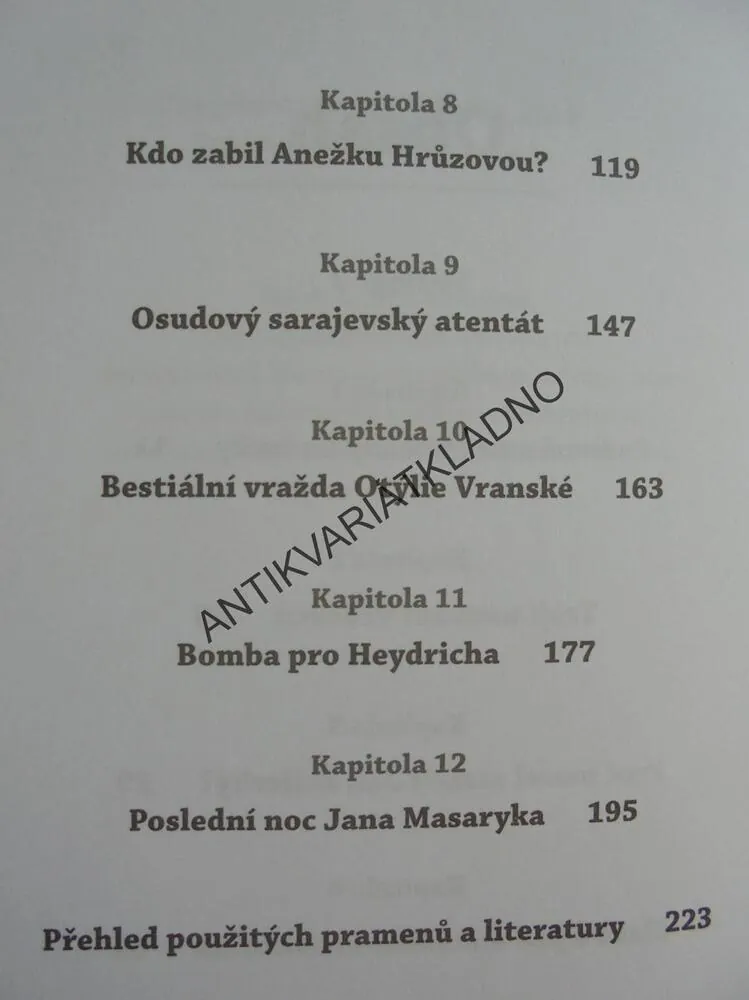 ZLOČINY A TRAGÉDIE V ČESKÝCH DĚJINÁCH, VLADIMÍR LIŠKA, KNIHY ZÁHAD