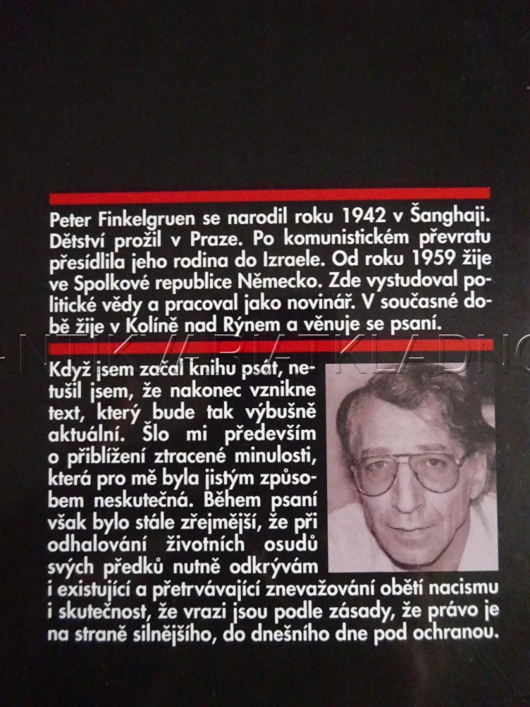 NĚMECKÝ DŮM ANEB PŘÍBĚH NEPOTRESTANÉ VRAŽDY, PETER FINKELGRUEN, **an