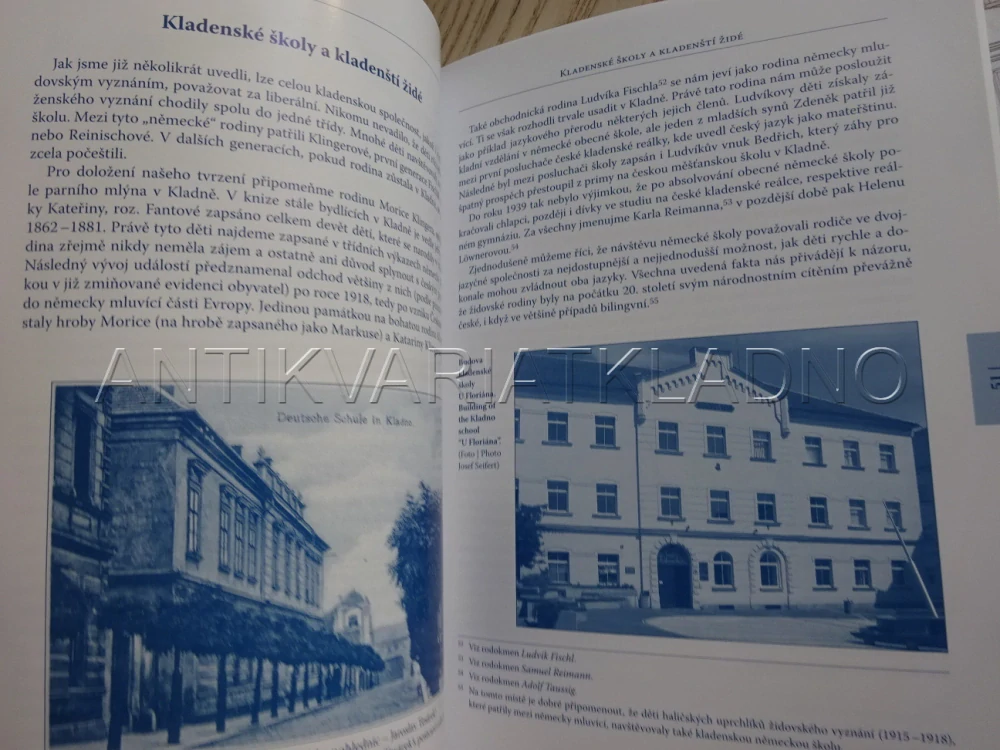 CESTA BEZ NÁVRATU I-II, kladenská židovská obec 1853-1942, KLADNO, IRENA VEVERKOVÁ, **an