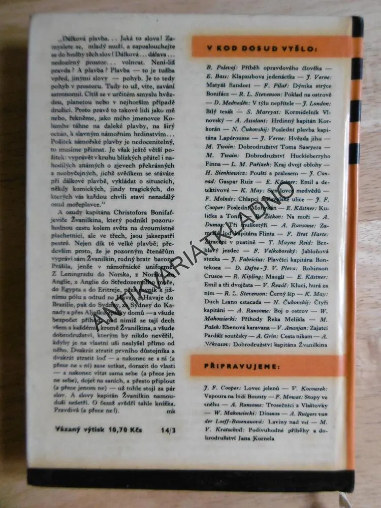 KOD 42 - DOBRODRUŽSTVÍ KAPITÁNA ŽVANILKINA, NĚKRASOVB, BORN, **an