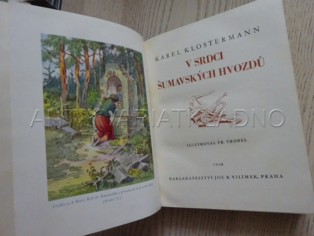 V SRDCI ŠUMAVSKÝCH HVOZDŮ, KAREL KLOSTERMANN, **an