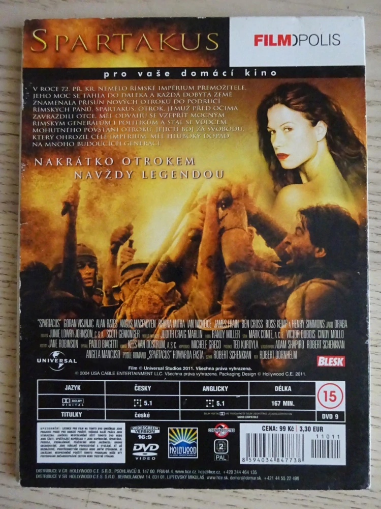 SPARTAKUS, DVD FILM