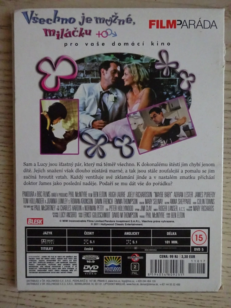 VŠECHNO JE MOŽNÉ, MILÁČKU, DVD FILM
