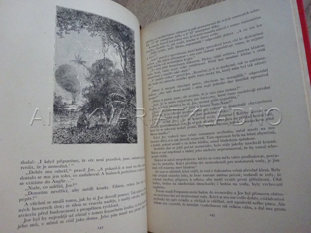 PĚT NEDĚL V BALONĚ, JULES VERNE, 1958, **an