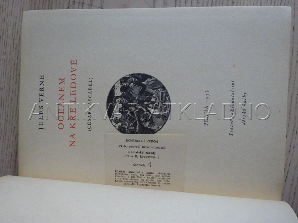 OCEÁNEM NA KŘE LEDOVÉ, JULES VERNE, **an