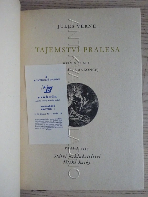 TAJEMSTVÍ PRALESA, JULES VERNE, 1959, **an