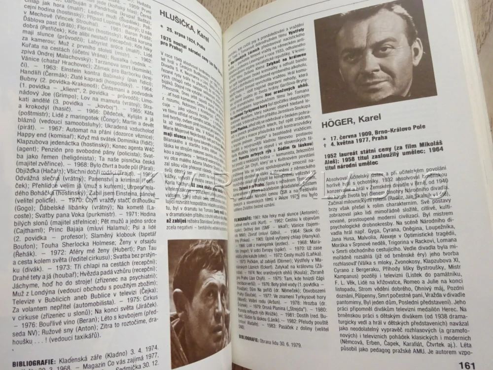 FILMOVÉ PROFILY 2, ČESKOSLOVENŠTÍ FILMOVÍ HERCI A-M, BARTOŠKOVÁ, BARTOŠEK, **an