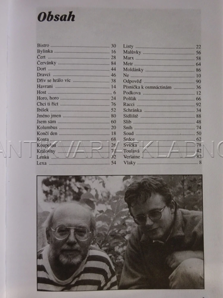 JAN NEDVĚD A JAN NEDVĚD V., ZPĚVNÍK, NOTY, TEXTY, AKORDY, **an