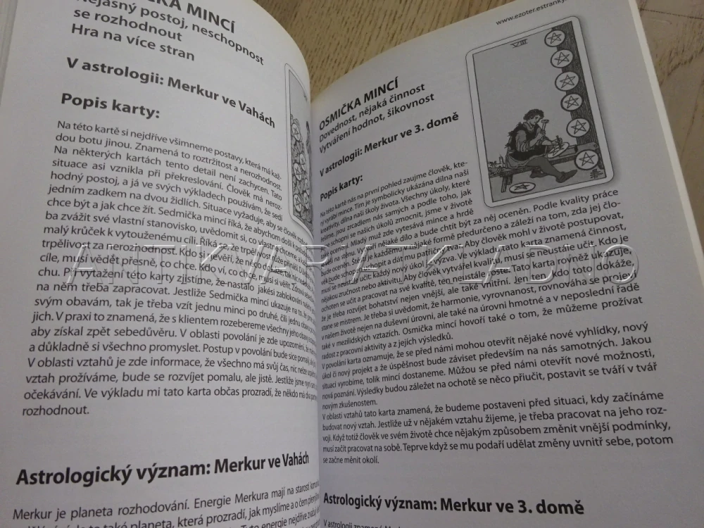 UČEBNICE TAROTOVÝCH KARET, MARTINA BLAŽENA BOHÁČOVÁ, **an