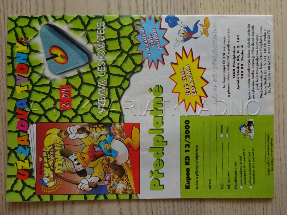 KAČER DONALD, 13/2000, komiks DISNEY