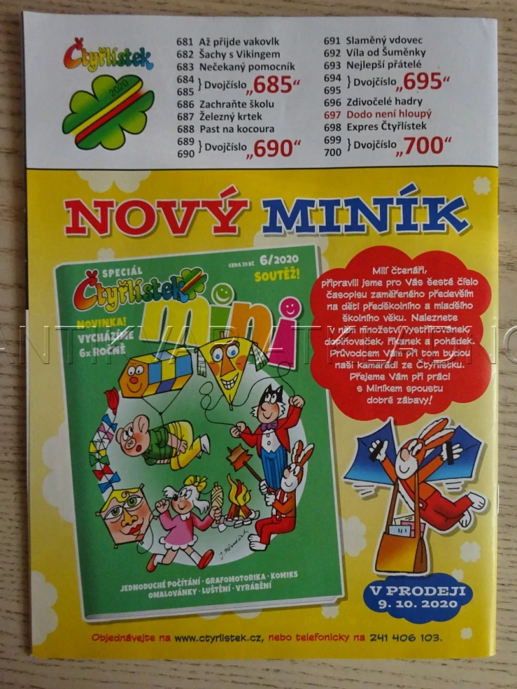 ČTYŘLÍSTEK 697 - DODO NENÍ HLOUPÝ