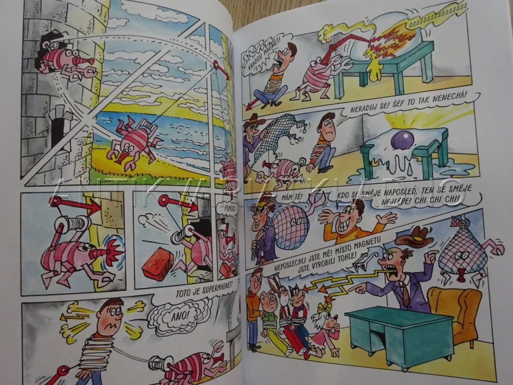 ČTYŘLÍSTEK NA NEBEZPEČNÉM OSTROVĚ, ČTYŘLÍSTEK, JAROSLAV NĚMEČEK, LAMKOVÁ, POBORÁK, **an