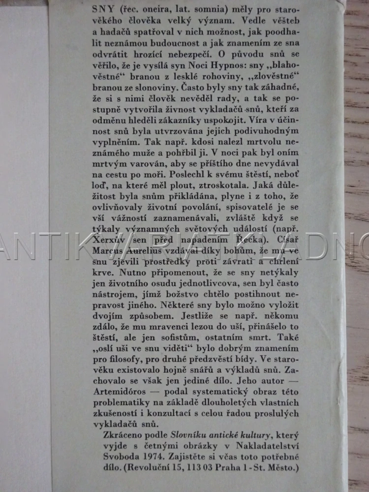 SNÁŘ, ARTEMIDÓROS, **an