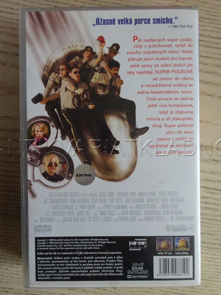 SUPER POLDOVÉ, VHS