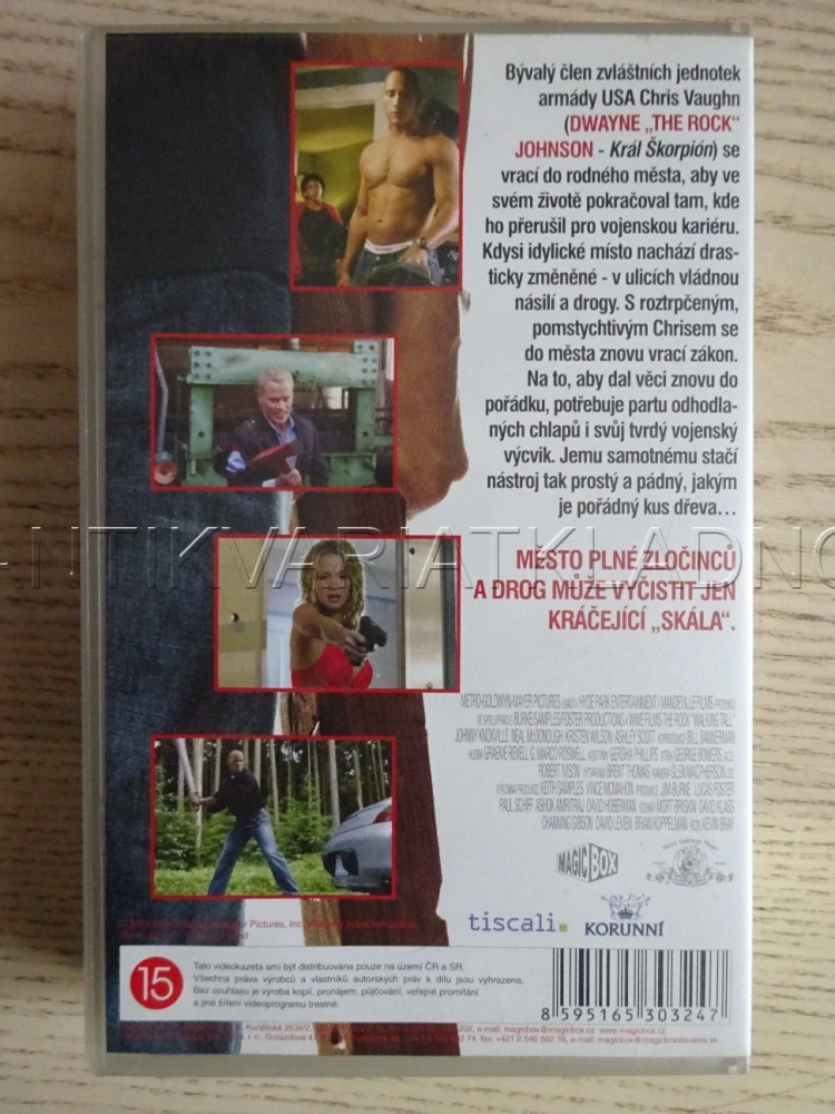 KRÁČEJÍCÍ SKÁLA, VHS