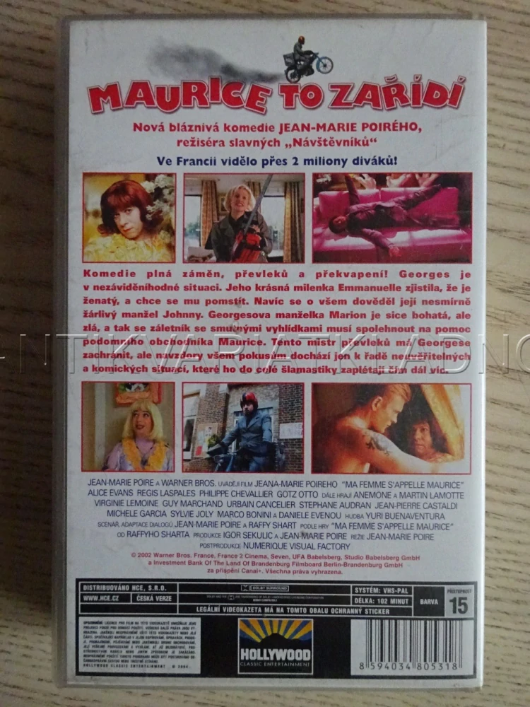 MAURICE TO ZAŘÍDÍ, VHS