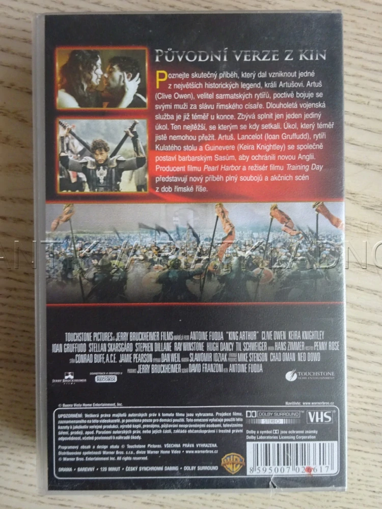 KRÁL ARTUŠ, VHS