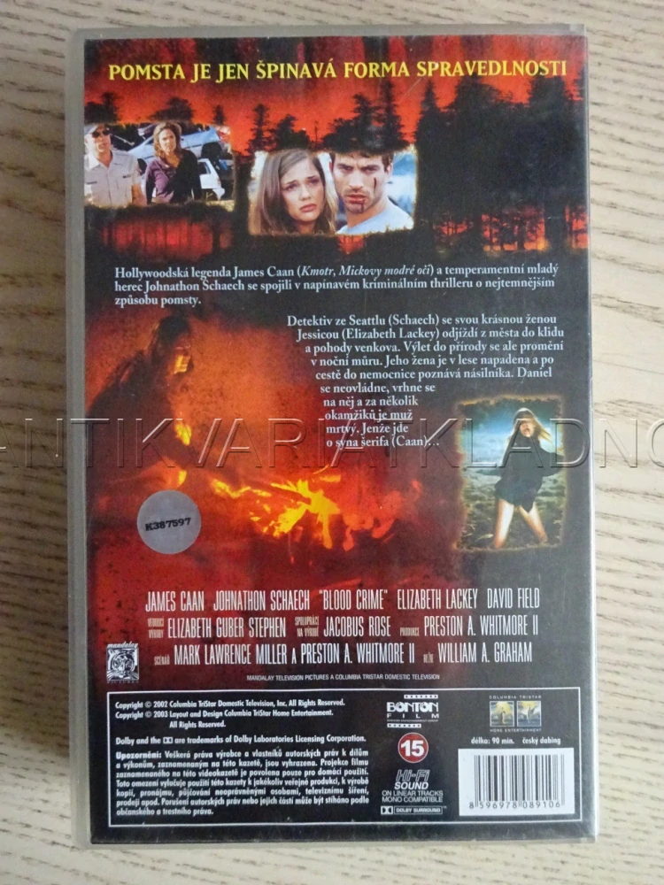 KRVAVÝ ZLOČIN, VHS