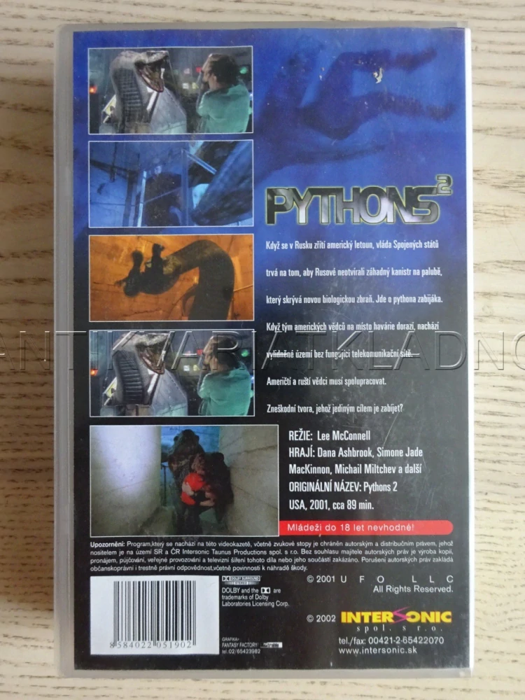 PYTHONS 2, VHS
