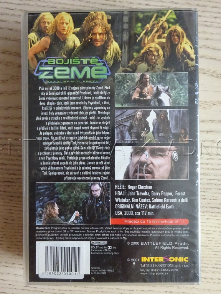 BOJIŠTĚ ZEMĚ, VHS