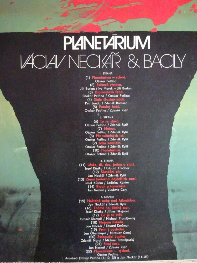 VÁCLAV NECKÁŘ A BACILY, PLANETÁRIUM, LP
