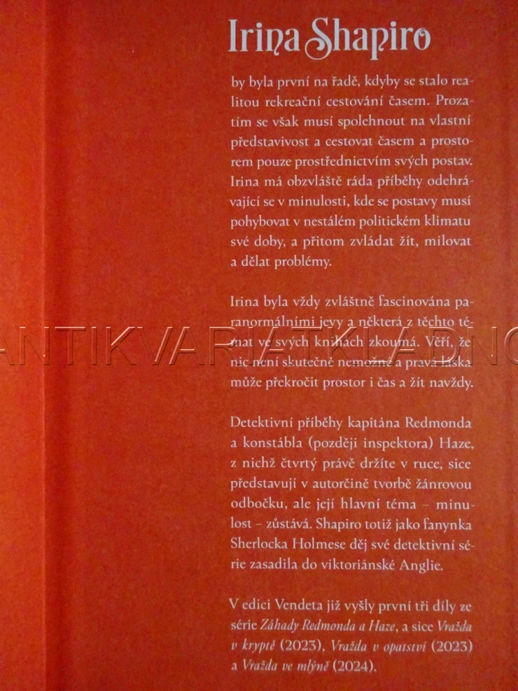 VRAŽDA V MARINGOTCE, ZÁHADY REDMONDA A HAZE 4, IRINA SHAPIRO, **an