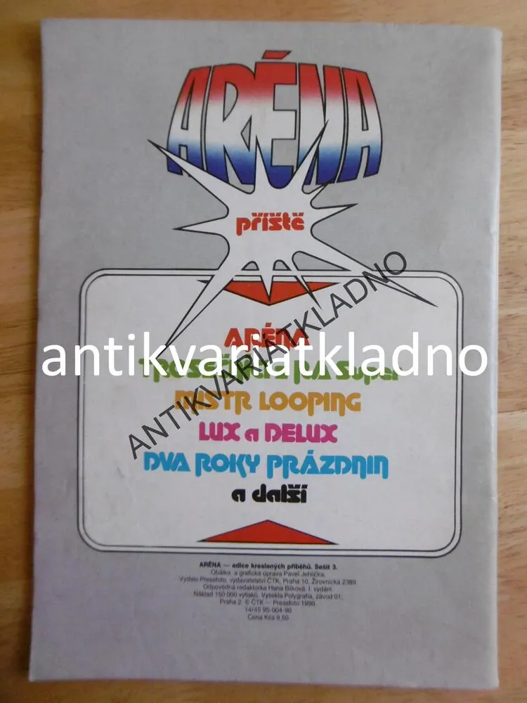 ARÉNA KRESLENÝCH PŘÍBĚHŮ,1., KOMIKS, 1990