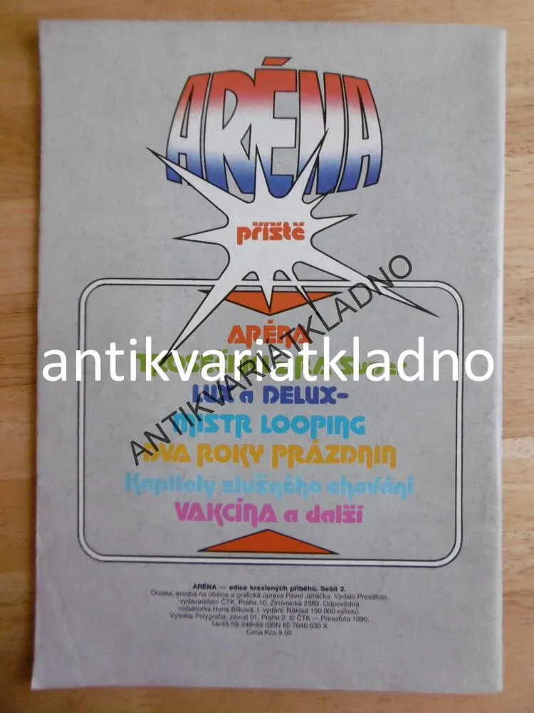 ARÉNA KRESLENÝCH PŘÍBĚHŮ,2., KOMIKS, 1990