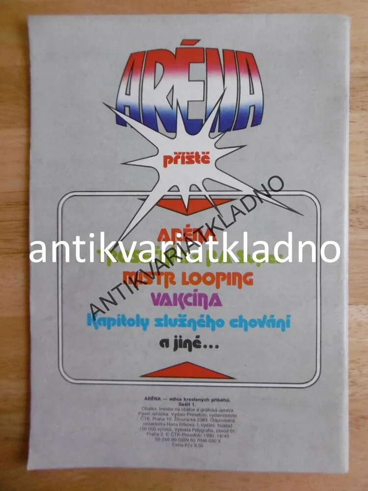 ARÉNA KRESLENÝCH PŘÍBĚHŮ,3., KOMIKS, 1990