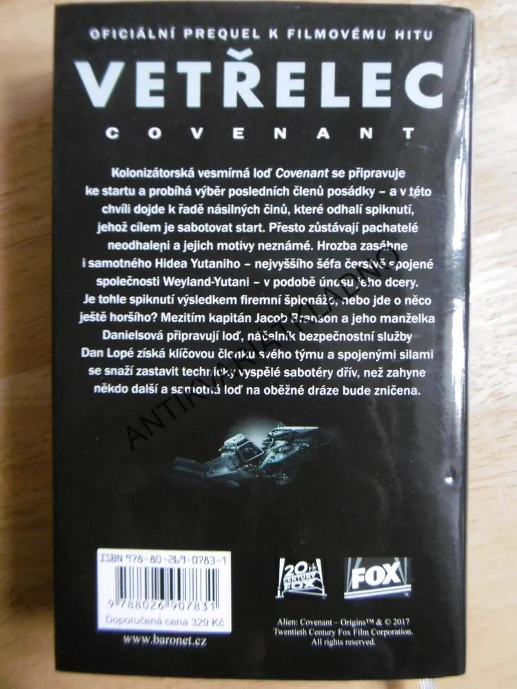 VETŘELEC, COVENANT, POČÁTEK, 
