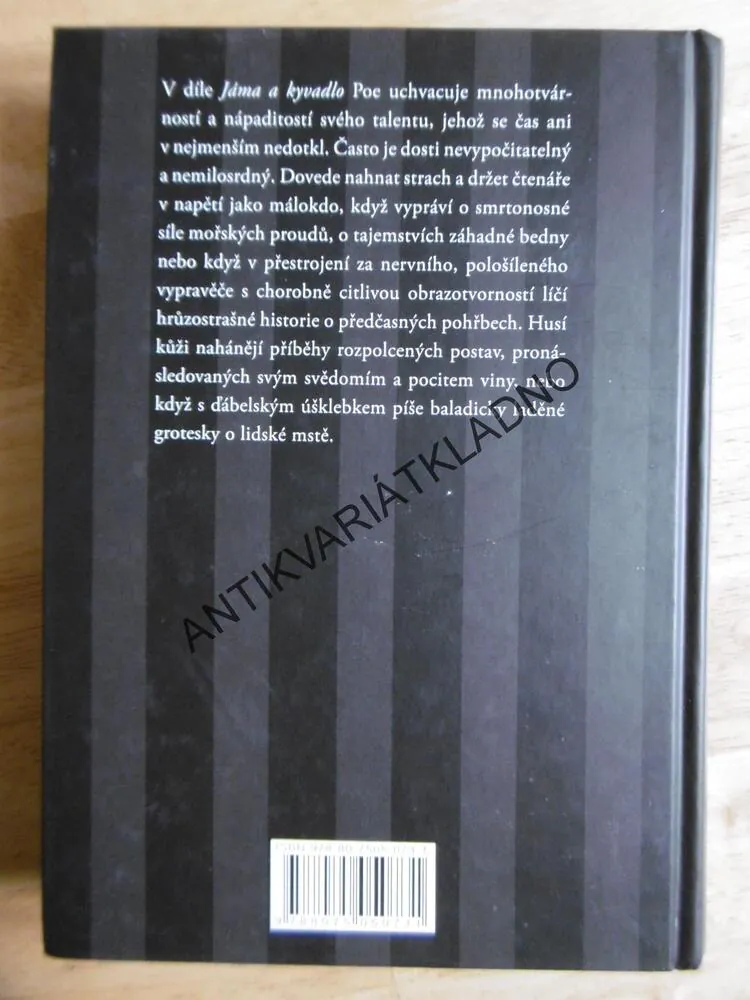 JÁMA A KYVADLO, EDGAR ALLAN POE, **an